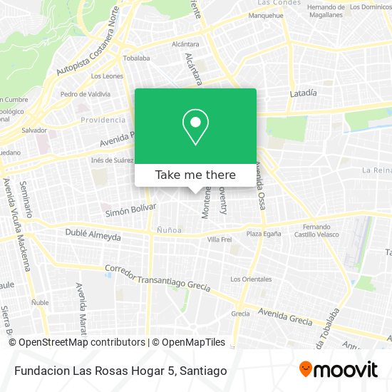 Fundacion Las Rosas Hogar 5 map