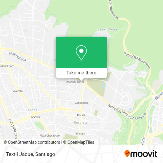 Textil Jadue map