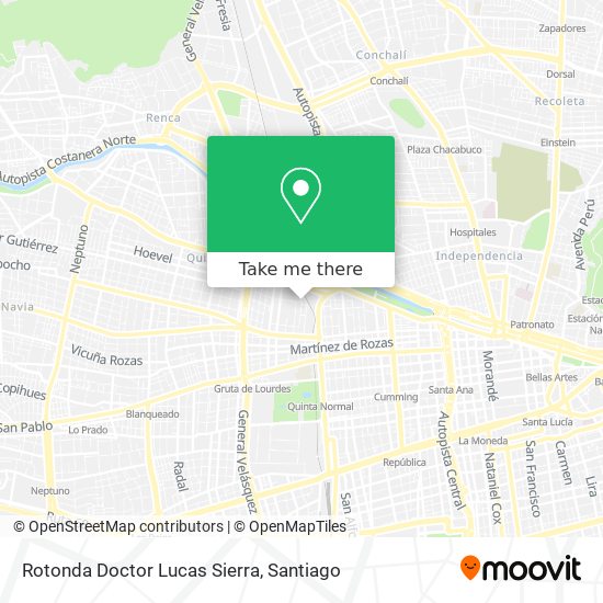 Rotonda Doctor Lucas Sierra map