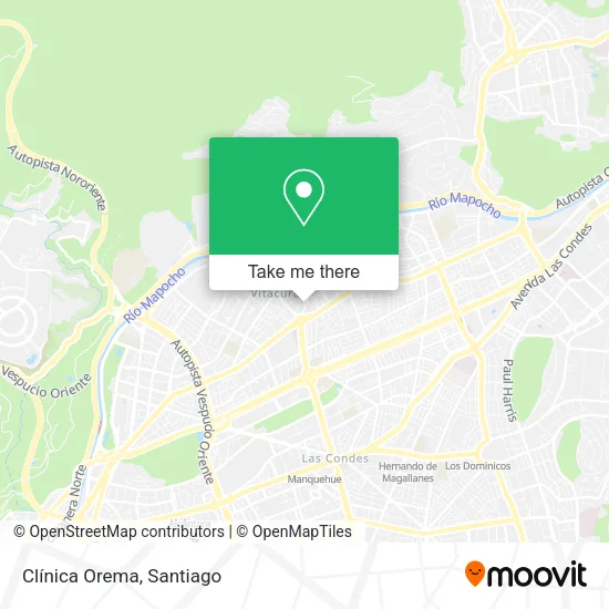 Clínica Orema map