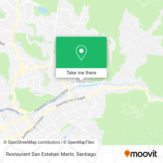 Restaurant San Esteban Martir map