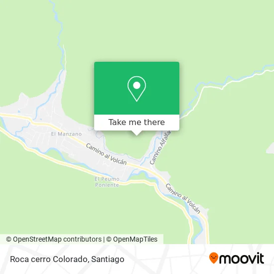 Roca cerro Colorado map