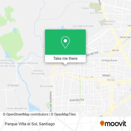 Parque Villa el Sol map