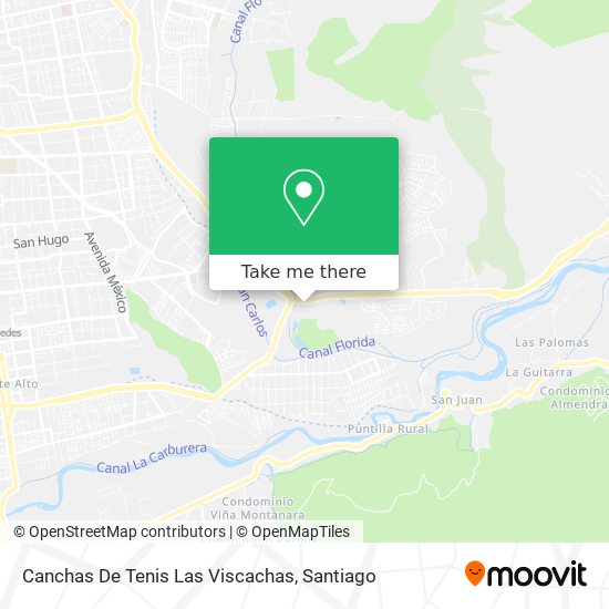 Canchas De Tenis Las Viscachas map