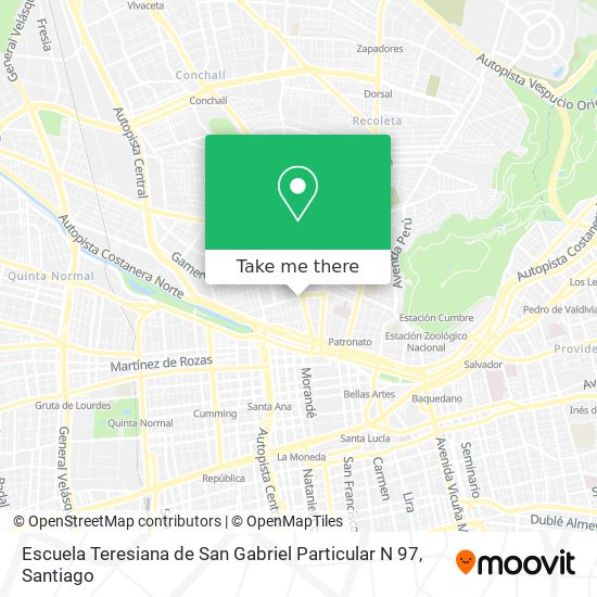 Escuela Teresiana de San Gabriel Particular N 97 map