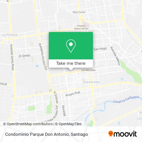 Condominio Parque Don Antonio map