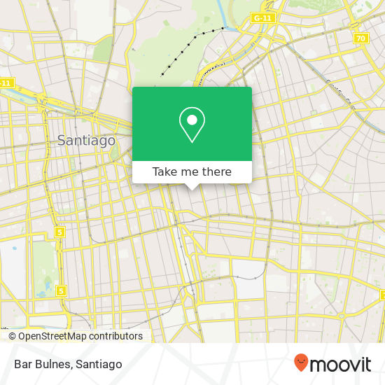 Bar Bulnes map