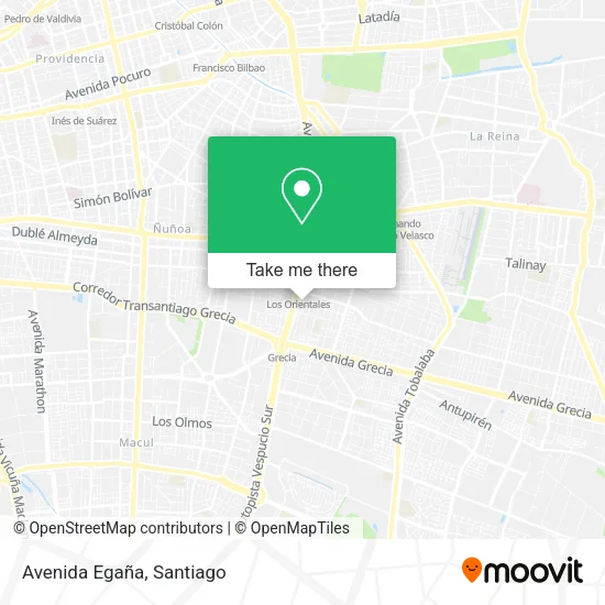 Avenida Egaña map