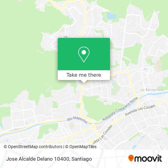 Jose Alcalde Delano 10400 map