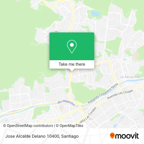 Jose Alcalde Delano 10400 map