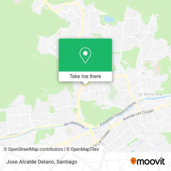 Jose Alcalde Delano map