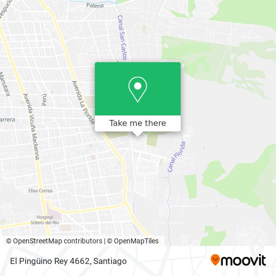 El Pingüino Rey 4662 map