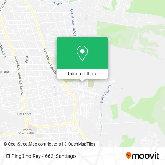 El Pingüino Rey 4662 map