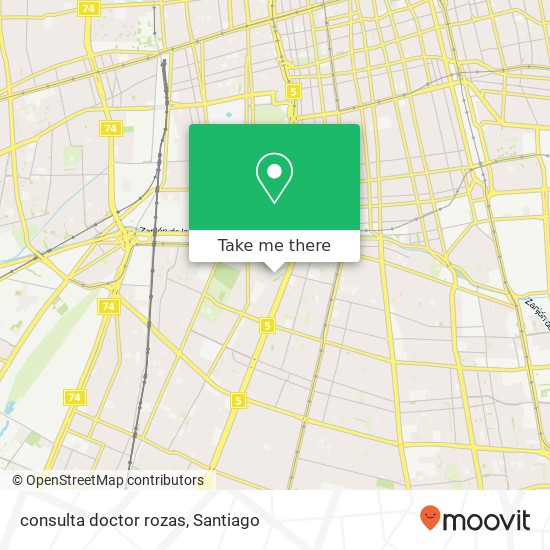 consulta doctor rozas map