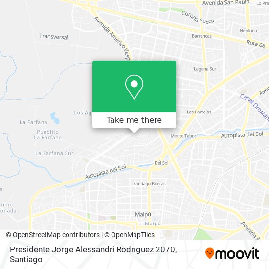 Presidente Jorge Alessandri Rodríguez 2070 map