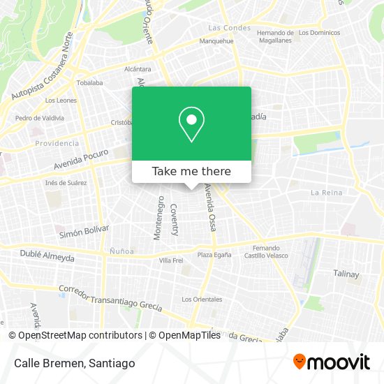 Mapa de Calle Bremen