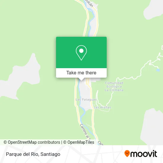Parque del Rio map
