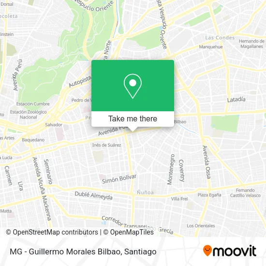 MG - Guillermo Morales Bilbao map