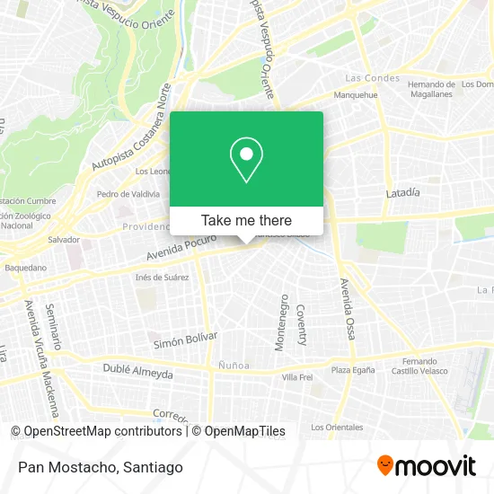 Pan Mostacho map