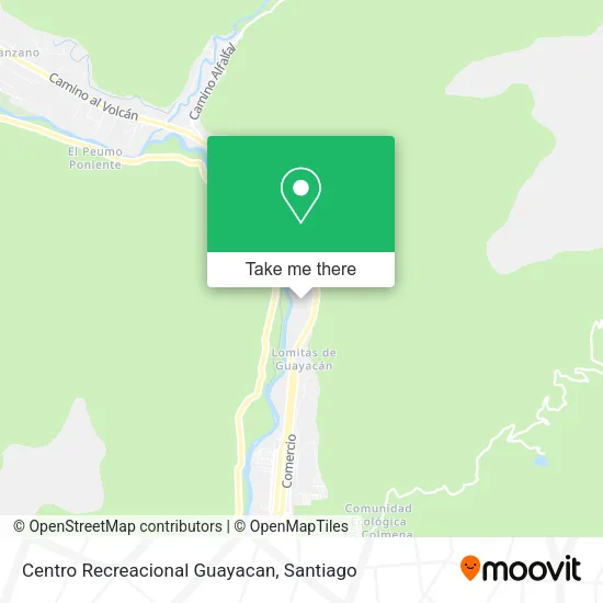 Centro Recreacional Guayacan map