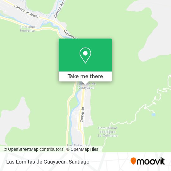 Las Lomitas de Guayacán map