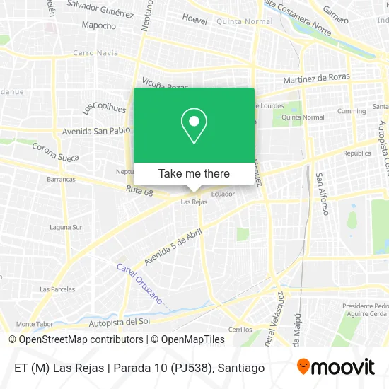 ET (M) Las Rejas | Parada 10 (PJ538) map