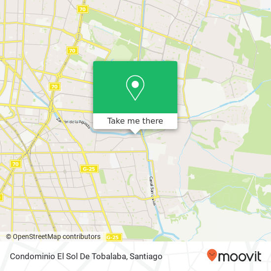 Condominio El Sol De Tobalaba map