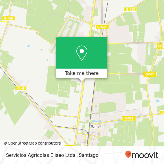 Mapa de Servicios Agricolas Eliseo Ltda.