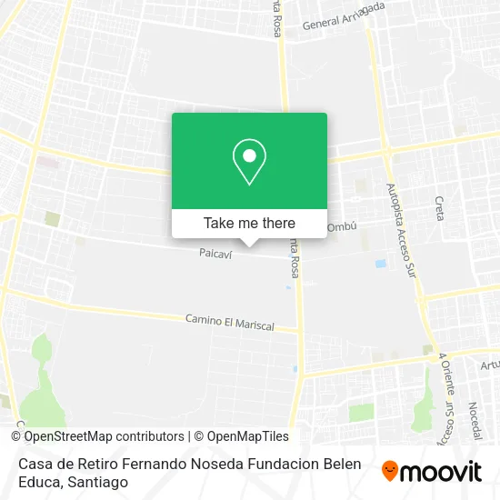 Casa de Retiro Fernando Noseda  Fundacion Belen Educa map