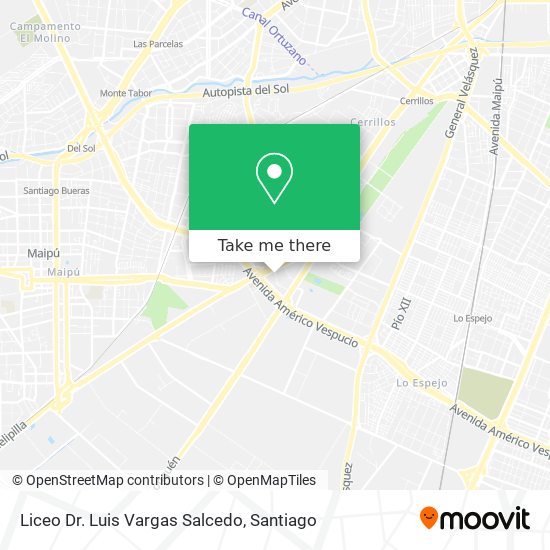 Liceo Dr. Luis Vargas Salcedo map