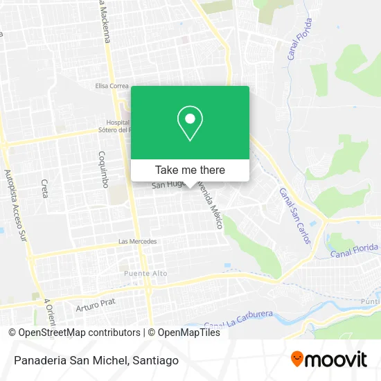 Panaderia San Michel map