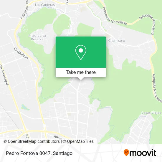 Pedro Fontova 8047 map