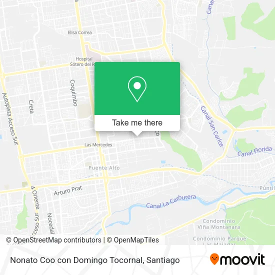Nonato Coo con Domingo Tocornal map