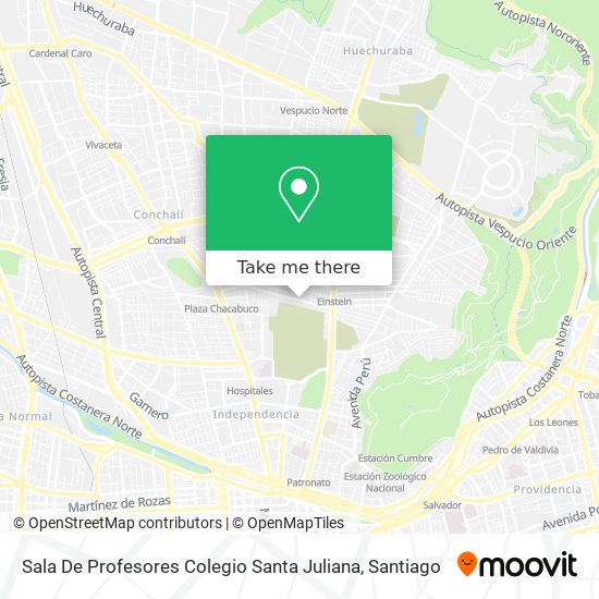 Sala De Profesores Colegio Santa Juliana map