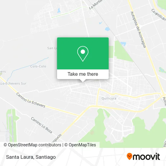 Santa Laura map