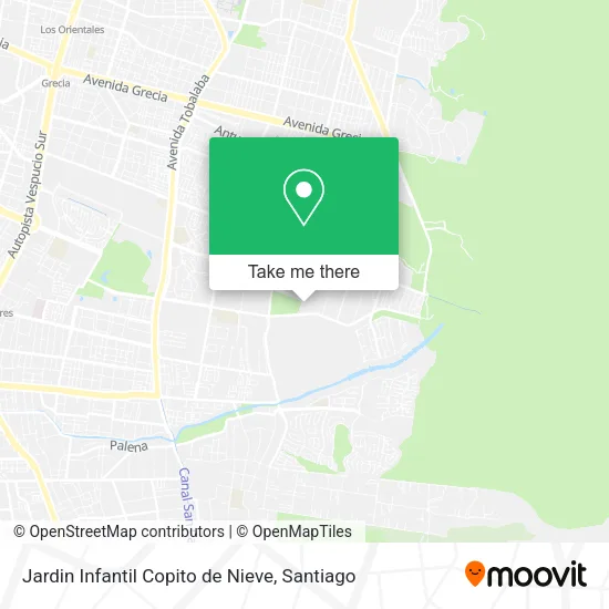 Jardin Infantil Copito de Nieve map