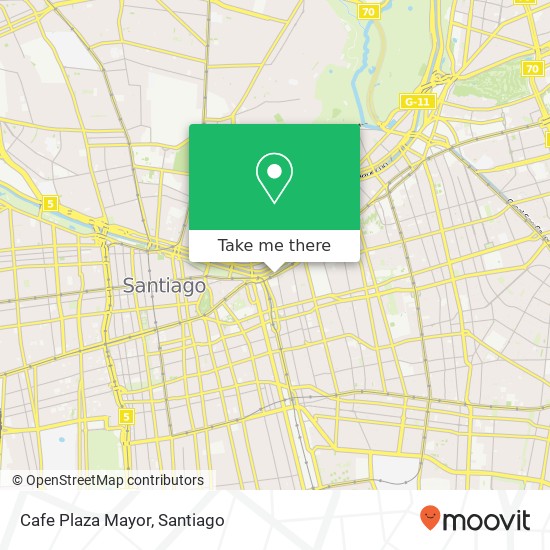 Cafe Plaza Mayor map