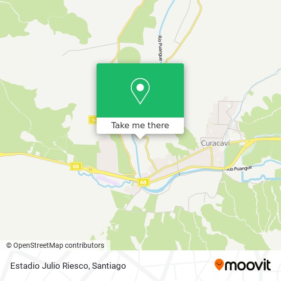 Mapa de Estadio Julio Riesco