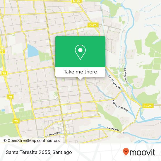 Santa Teresita 2655 map