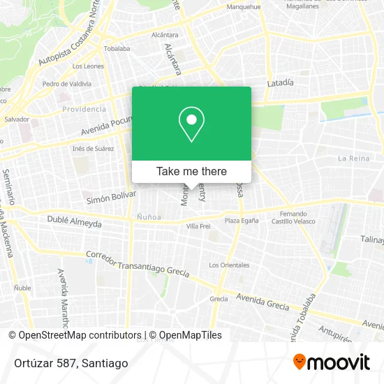 Ortúzar 587 map