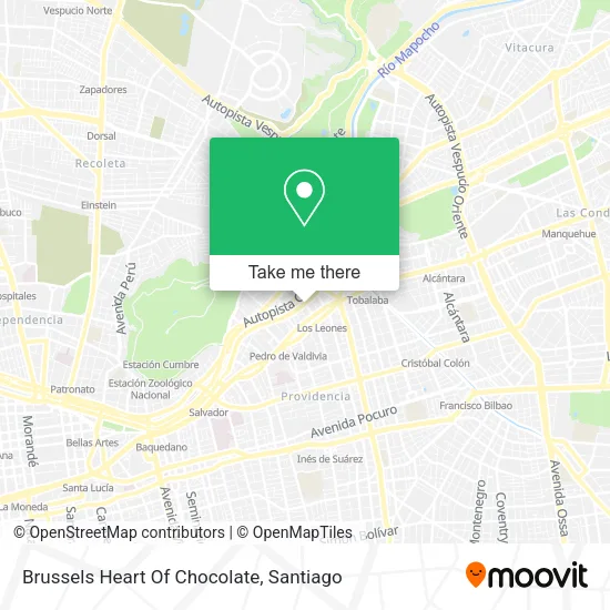 Mapa de Brussels Heart Of Chocolate