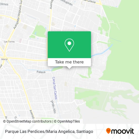 Mapa de Parque Las Perdices / Maria Angelica