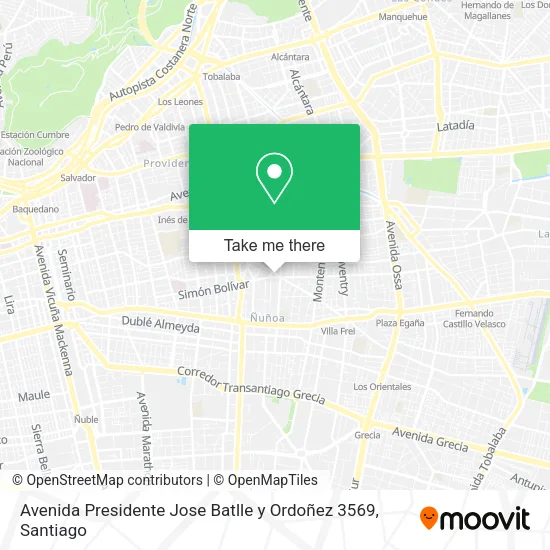 Avenida Presidente Jose Batlle y Ordoñez 3569 map
