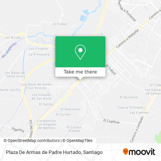 Plaza De Armas de Padre Hurtado map