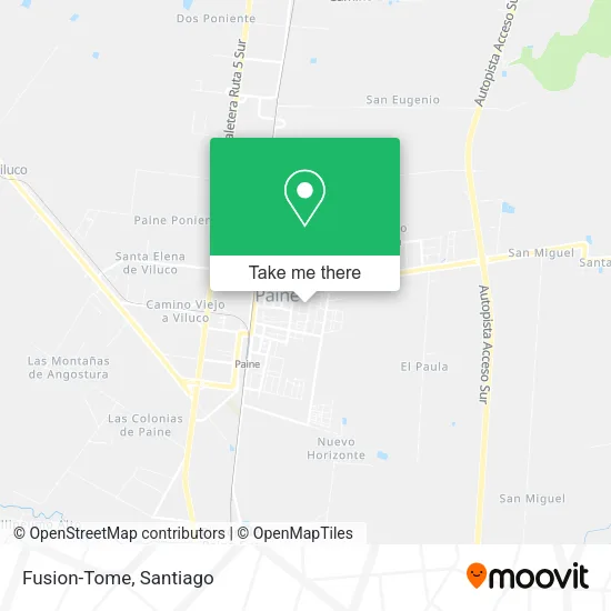 Fusion-Tome map