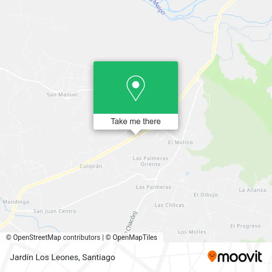 Jardín Los Leones map