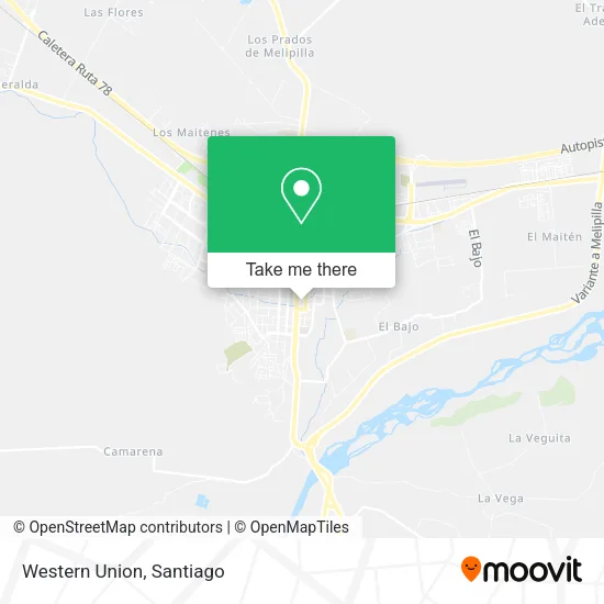 Western Union map