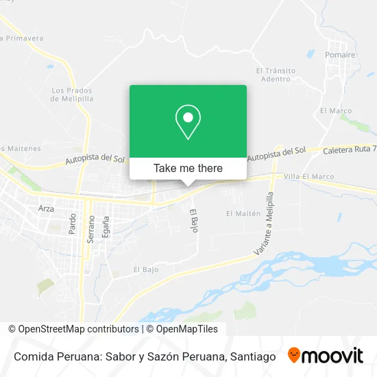 Comida Peruana: Sabor y Sazón Peruana map