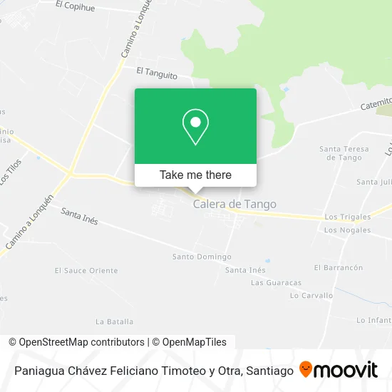 Paniagua Chávez Feliciano Timoteo y Otra map
