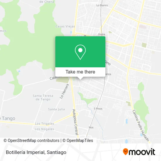 Botillería Imperial map